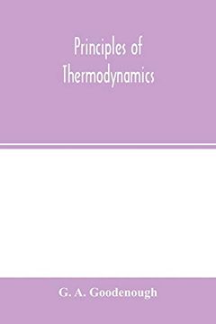 portada Principles of Thermodynamics (en Inglés)