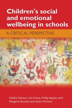 portada children`s social and emotional wellbeing in schools