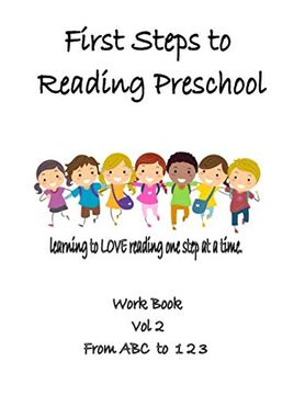 portada First Steps to Reading Preschool Vol, 2: From a b c to 1 2 3 (en Inglés)