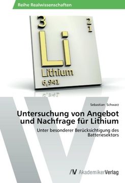 portada Untersuchung von Angebot und Nachfrage für Lithium