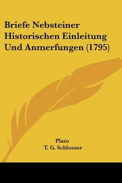 portada briefe nebsteiner historischen einleitung und anmerfungen (1795) (en Inglés)