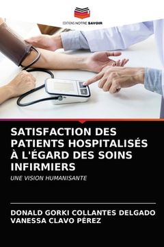portada Satisfaction Des Patients Hospitalisés À l'Égard Des Soins Infirmiers