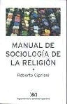 portada Manual de Sociologia de la Religion