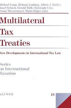 portada multilateral tax treaties (en Inglés)