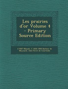 portada Les Prairies D'Or Volume 4 (en Francés)