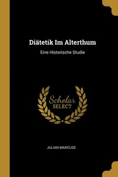 portada Diatetik im Alterthum (in German)