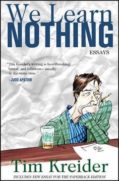 portada we learn nothing: essays (en Inglés)