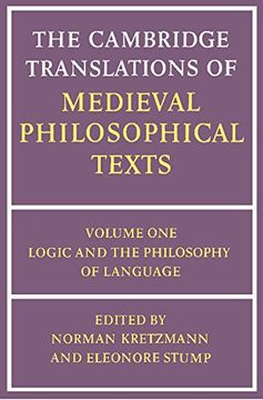 portada The Cambridge Translations of Medieval Philosophical Texts: Volume 1, Logic and the Philosophy of Language Paperback: Logic and the Philosophy of Language vol 1 (en Inglés)