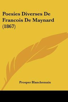 portada Poesies Diverses De Francois De Maynard (1867) (en Francés)