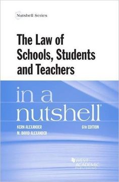 portada The law of Schools, Students and Teachers in a Nutshell (Nutshell Series) 
