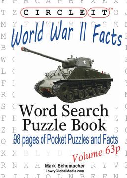 portada Circle it, World war ii Facts, Pocket Size, Word Search, Puzzle Book (en Inglés)