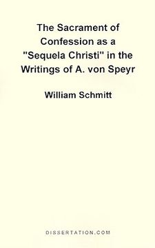 portada the sacrament of confession as a "sequela christi" in the writings of a. von speyr (en Inglés)