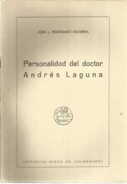 portada Personalidad del doctor Andrés Laguna