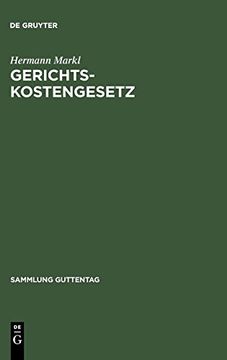 portada Gerichtskostengesetz (in German)