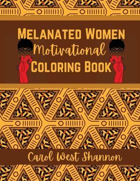 portada Melanated Women Motivated Coloring Book (en Inglés)