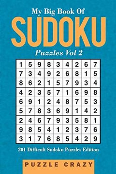 portada My big Book of Soduku Puzzles vol 2: 201 Difficult Sudoku Puzzles Edition (en Inglés)