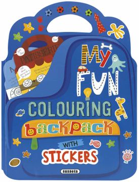 portada My fun Colouring Backpack With Stickers (my Backpack With Stickers) (in English)