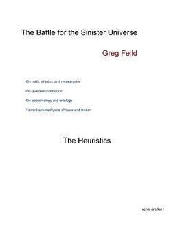 portada The Battle for the Sinister Universe: The Heuristics (en Inglés)