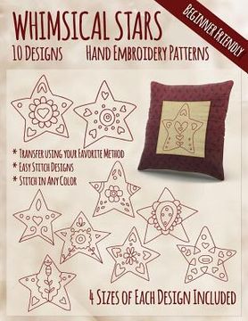 portada Whimsical Stars Hand Embroidery Patterns (en Inglés)