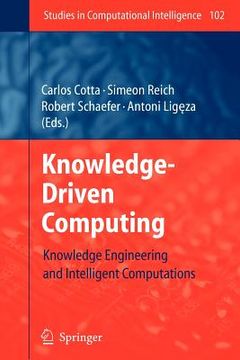 portada knowledge-driven computing: knowledge engineering and intelligent computations (in English)