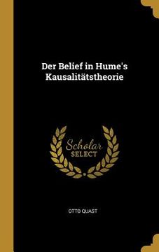 portada Der Belief in Hume's Kausalitätstheorie (in German)