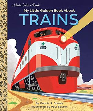 portada My Little Golden Book About Trains (en Inglés)