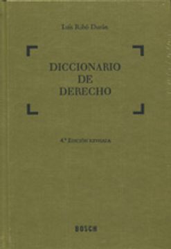 portada Diccionario de Derecho: 4.ª Edición