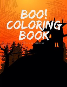 portada Boo! Coloring Book: Coloring Pages for Preschool Halloween Activity Images, design for Children and kids ages 3-5 (en Inglés)