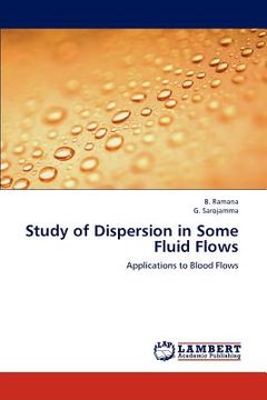 portada study of dispersion in some fluid flows (en Inglés)
