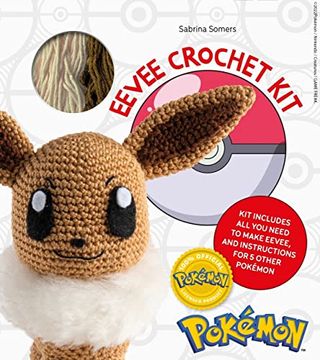 portada Pokémon Crochet Eevee Kit: Kit Includes Materials to Make Eevee and Instructions for 5 Other Pokémon (in English)