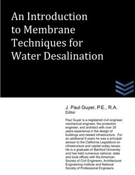 portada An Introduction to Membrane Techniques for Water Desalination