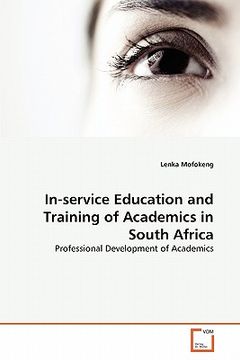 portada in-service education and training of academics in south africa (en Inglés)