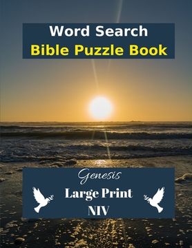 portada Word Search Bible Puzzle: Genesis in Large Print NIV (en Inglés)
