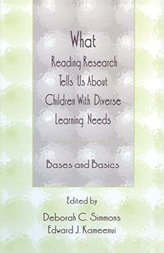 portada What Reading Research Tells us About Children With Diverse Learning Needs: Bases and Basics (The lea Series on Special Education and Disability) (en Inglés)