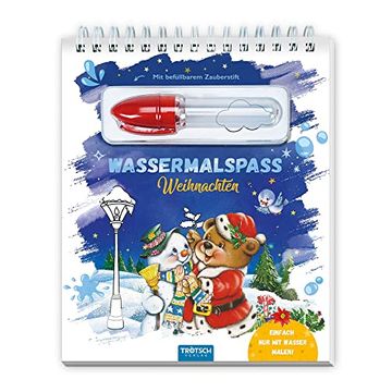 portada Tr? Tsch Wassermalspa? Mit Zauberstift Weihnachten (en Alemán)