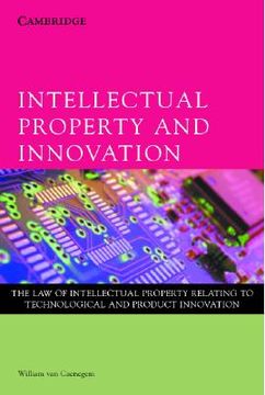 portada intellectual property law and innovation (en Inglés)