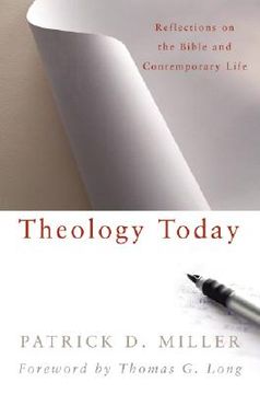 portada theology today: reflections on the bible and contemporary life (en Inglés)