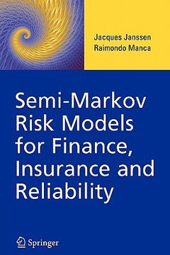 portada semi-markov risk models for finance, insurance and reliability (en Inglés)