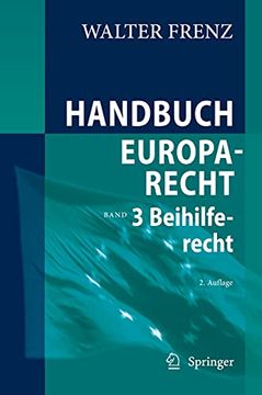 portada Handbuch Europarecht: Band 3: Beihilferecht (in German)