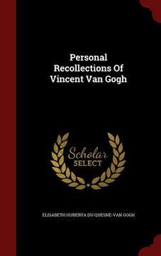 portada Personal Recollections Of Vincent Van Gogh