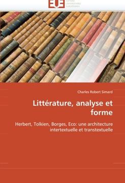 portada Litterature, Analyse Et Forme