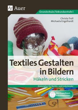 portada Textiles Gestalten in Bildern Häkeln und Stricken (en Alemán)