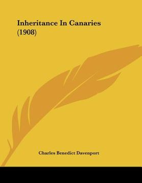 portada inheritance in canaries (1908) (en Inglés)