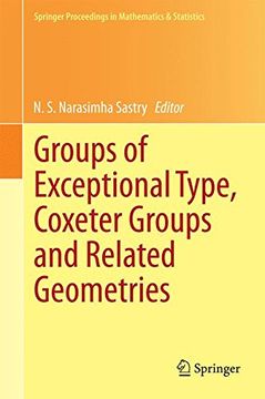 portada Groups of Exceptional Type, Coxeter Groups and Related Geometries (Springer Proceedings in Mathematics & Statistics)