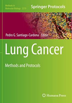 portada Lung Cancer: Methods and Protocols (Methods in Molecular Biology) (en Inglés)