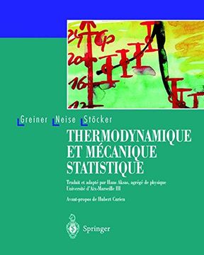 portada Thermodynamique et Mã©Canique Statistique (in French)