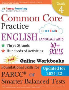 portada Common Core Practice - 4th Grade English Language Arts: Workbooks to Prepare for the Parcc or Smarter Balanced Test: Ccss Aligned: Volume 3 (Ccss Standards Practice) (en Inglés)
