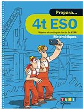 portada Prepara 4t eso Matemàtiques (in Spanish)