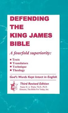 portada Defending the King James Bible (en Inglés)