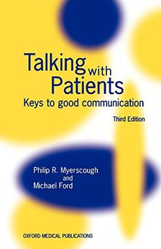portada Talking With Patients: Keys to Good Communication (Oxford Medical Publications) (en Inglés)